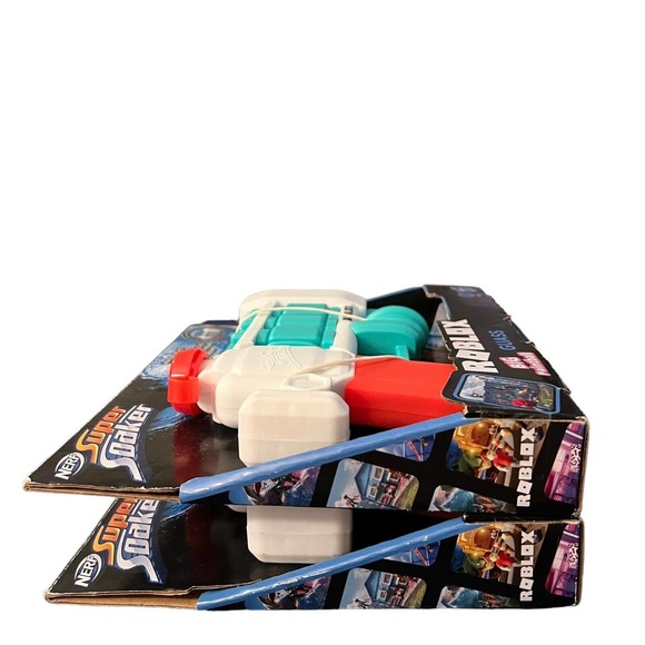 Hasbro Lot Of 2 NERF Super Soaker Roblox BIG Paintball Guass Water Blaster - Picture 10 of 10